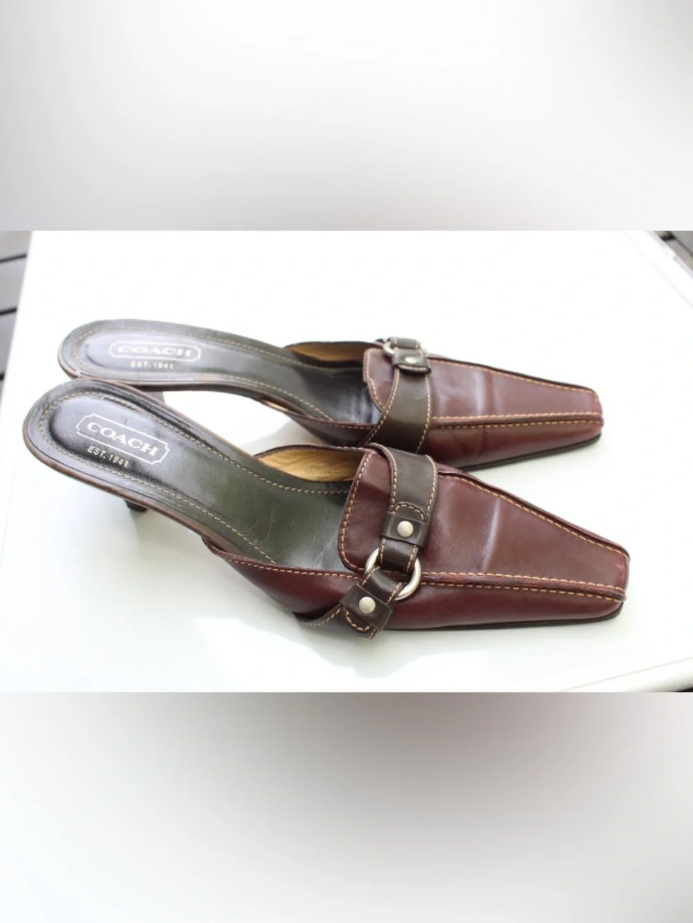 Vintage Coach Madison mules - Picture 2 of 11